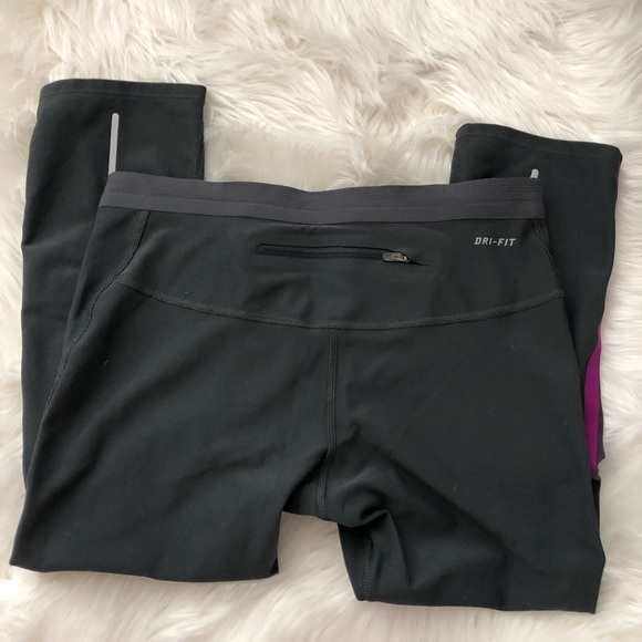 Nike Dri Fit capri leggings grey M - Picture 4 of 4